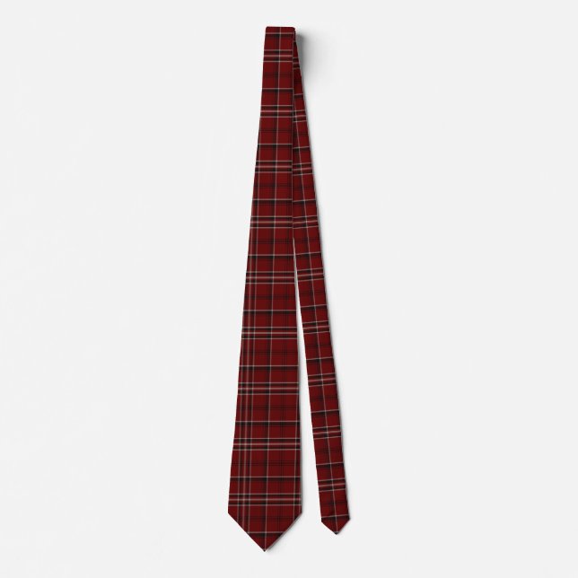 Cravate Clan écossais Lougheed Tartan Plaid (Devant)