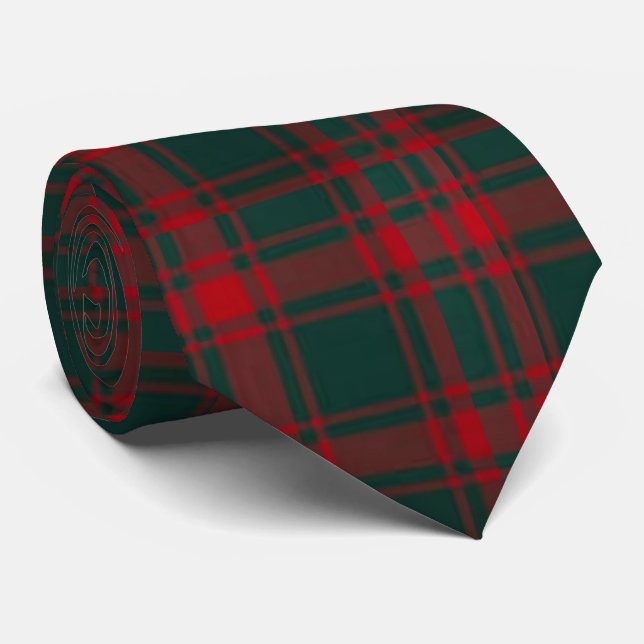 Cravate Clan Middleton Tartan Plaid (Roulé)