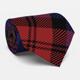 Cravate Clan Plaid MacLachlan rouge violet Tartan