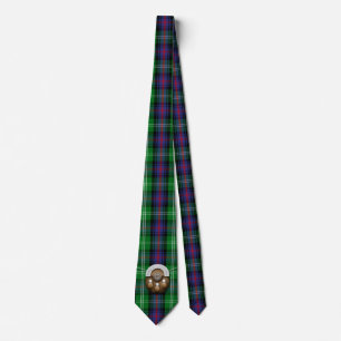 Cravate Clan Sutherland Tartan Et Sporran
