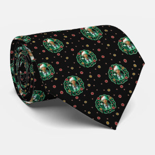 Cravate Clark Griswold Motif de la couronne de Noël