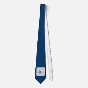 Cravate Classic Antiquaire Delft Bleu Carrelage - Église