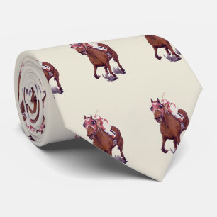 Cravate Classic Race Horse Seabiscuit gagne