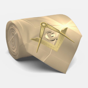 Cravate Classique Gold Masonic