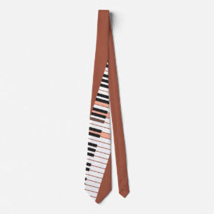 Cravate Clic logique noir et blanc D7 Chord Graphique