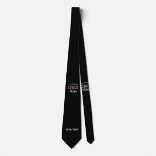 CRAVATE CLIENT SIMPLE CONTEMPORAIN PROPRE NOIR MODE
