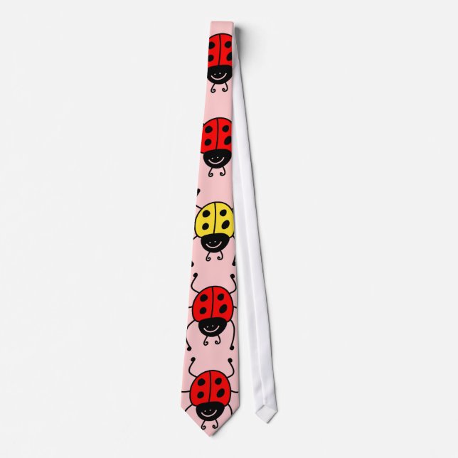 Cravate coccinelle perdue (Devant)