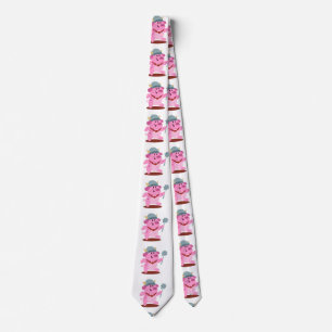 Cravate Cochon en costume de viking   choisir la couleur d