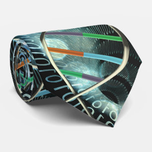 Cravate Code binaire d'ADN