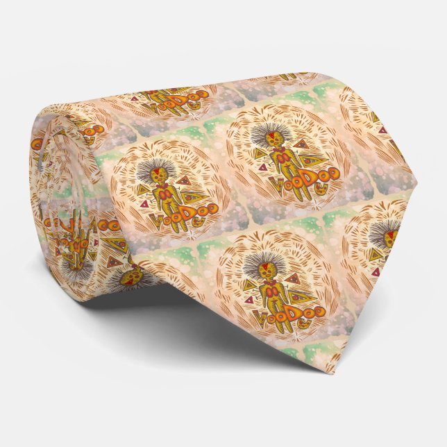 Cravate Cœur de Voodoo (Roulé)