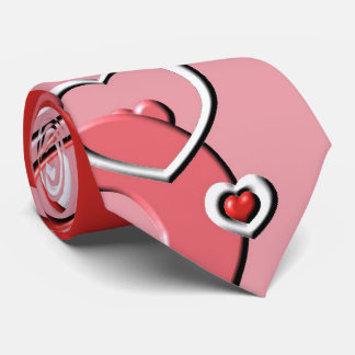 Cravate - coeurs de coeurs de coeurs