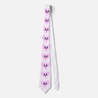CRAVATE COEURS KAWAII AMOUR RUBAN ROSE SAINT-VALENTIN