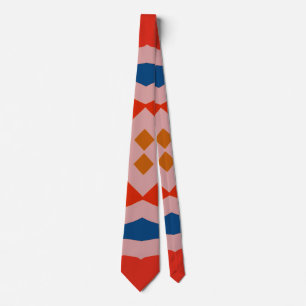 Cravate Col cravate, un motif d'impression de tissu multic