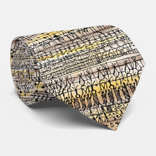 Cravate Col Klee Jardin Abstrait Tie
