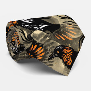 Cravate Col noir de corbeau