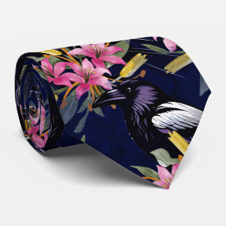 Cravate Col noir de raven