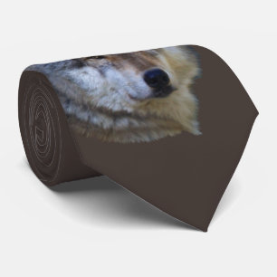 Cravate Collection faunique Alpha Grey Wolf