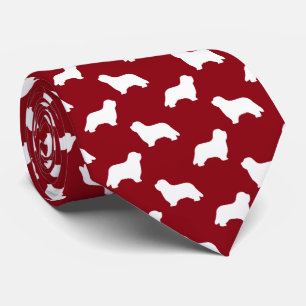 Cravate Collie Chien à tête rouge Motif