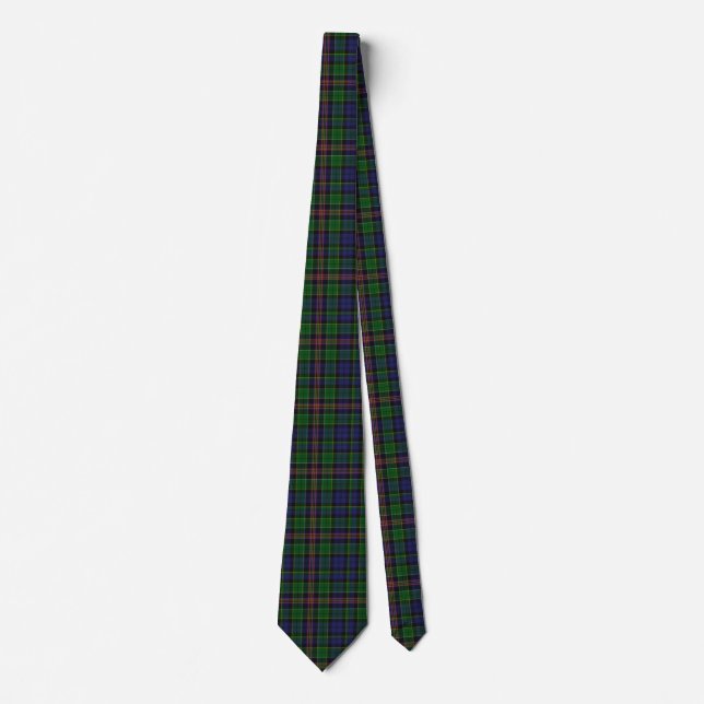 Cravate coloré de plaid d'Allison (Devant)