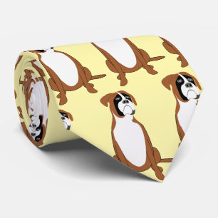 Cravate Conception de chien de boîte