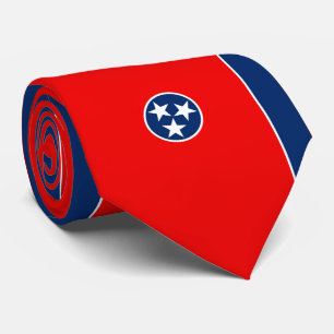 Cravate Conception de drapeau d'état du Tennessee