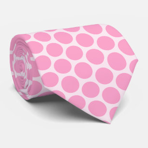 Cravate Conception de points Polka Rose