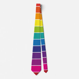 Cravate Conception des couleurs arc-en-ciel