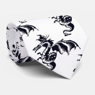 Cravate Conception Dragon Volant