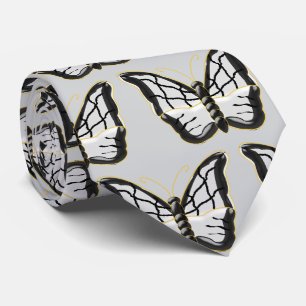 Cravate Conception Papillon Blanc