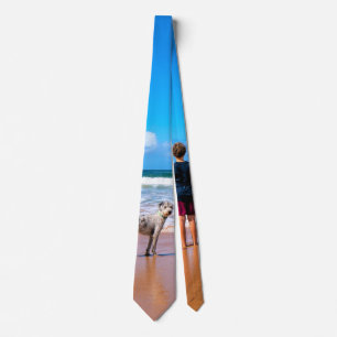 Cravate Concevez Votre Propre Photo de Chien Collier Tie P