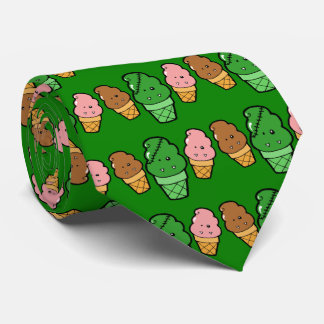 Cravate Cones de crème glacée monstre Frankencream