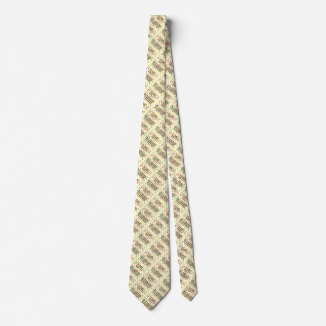 Cravate Confetti & Halloween Festival Texte Necktie (Devant)