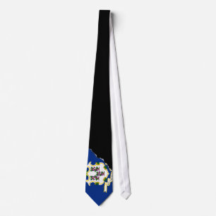 Cravate Connecticut State Flag