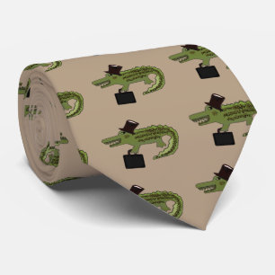 Cravate Cool de crocodile