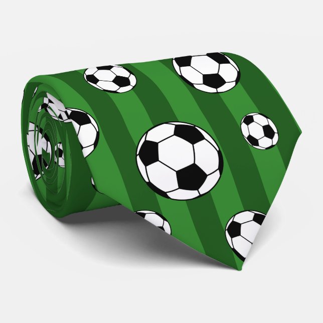 Cravate cool Soccer balle de sport carrelé (Roulé)