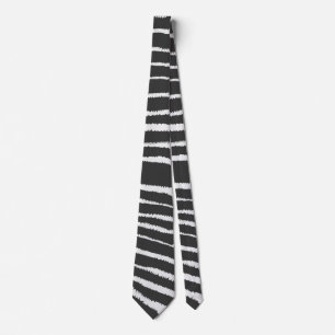 Cravate Cool Zebra Impression triée