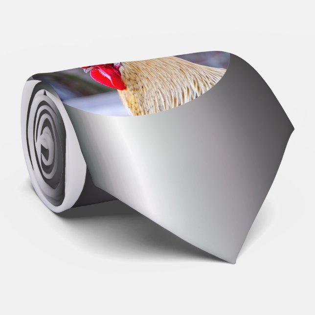 Cravate Coq avec Cockscomb (Roulé)