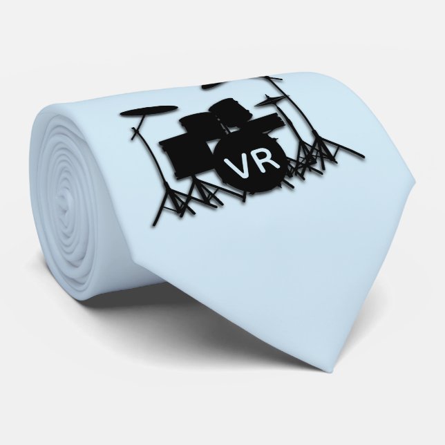Cravate Coque du jeu de tambour Monogramme (Roulé)