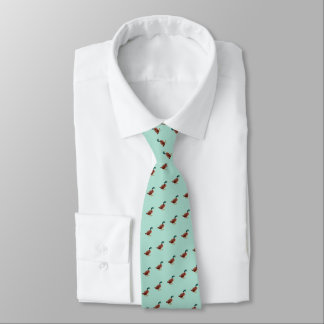 Cravate Corbata con acuarela pato