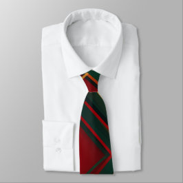 Cravate Cou Motif Rouge Et Vert Tartan Plaid