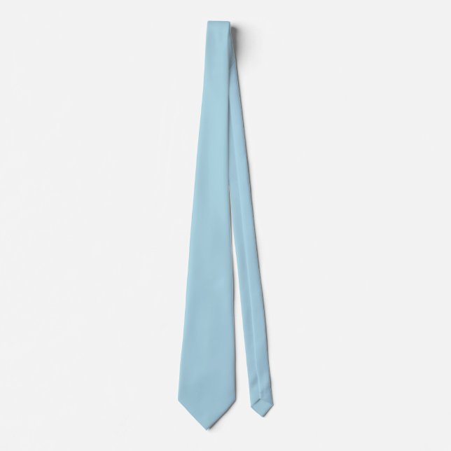 Cravate Couleur bleu clair solide Formal (Devant)