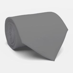 Cravate Couleur grise uni uni