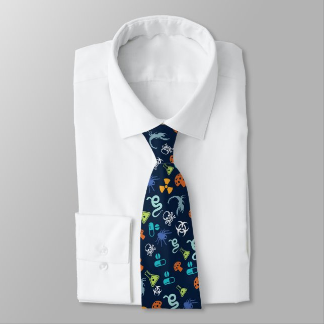 CRAVATE couleur Motif ACMT Poison (Attaché)