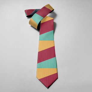 Cravate Couleurs colorées rétro Arrière - plan Motif Vinta