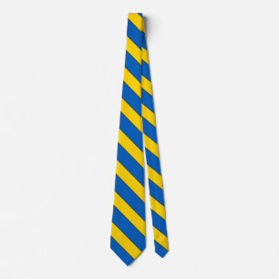 Cravate Couleurs du drapeau ukrainien élégantes