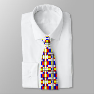 Cravate Couleurs lumineuses modernes de style d'art de