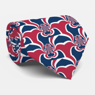 Cravate Couleurs Unies : Motif Mondial Coloré