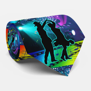 Cravate Country Western Dancers Lumières et musique Neckti