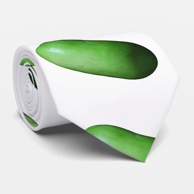 Cravate Courge verte (Melon d'hiver) (Roulé)
