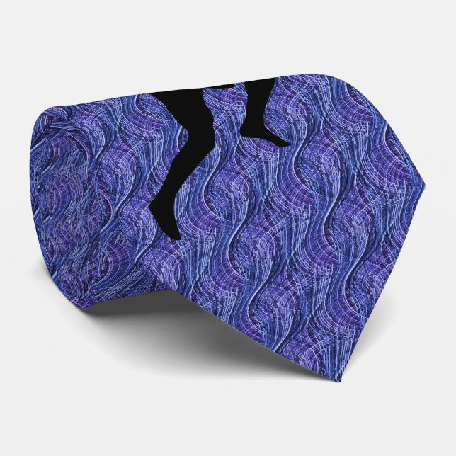 CRAVATE COURONNE MED. BLUE UNIQUE (Roulé)
